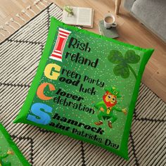 St Patricks Day Celebration । Irish Green Party Celebration In Ireland । Trending Floor Pillow Party Celebration