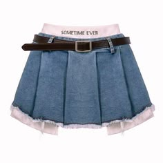 Patchwork Denim Skirt, 90s Y2k Fashion, Women Korean Fashion, Skirts Summer, Skirts Women, Patchwork Denim, Denim Skirt Women, A Line Mini Skirt, Vintage Inspired Outfits