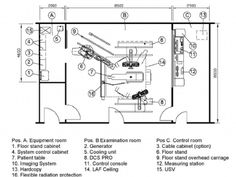 the floor plan for an office with several different areas and instructions to install, use and configurate