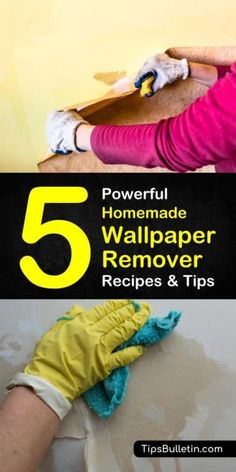 the top five homemade wallpaper removers and tips