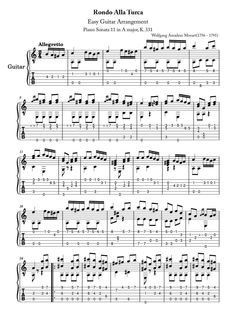 sheet music with notes and notations for piano, arranged in the style of musical instruments