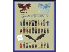 the game of thrones cross stitch pattern