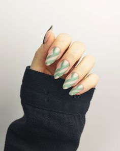 For a modern twist, try these Abstract Khaki Pattern Nails! Perfect for St. Patrick's Day nails 2025, they offer a unique take on March nails with chic patterns.