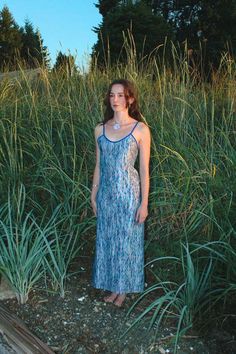 Kslam | blue naomi dress    meet the naomi dress. the perfect 90s inspired tank dress with a timeless print that will never get old.    made from missoni-like polyester knit blend.    open shoulder back with non adjustable straps.    hand wash & hang to dry.    model is wearing small. Diffuser Jewelry, 90s Inspired, Hair Fragrance, Mid Dresses, Fashion Labels, Missoni, Tank Dress, Unique Fashion, Open Shoulder