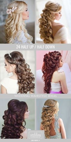 the different hairstyles are shown on this page