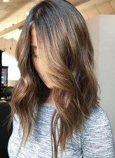 Trendy We Fryzurach, Choppy Bob, Choppy Bob Hairstyles, Long Bob Haircuts, Lob Haircut, Long Bob Hairstyles, Long Wavy Hair, Modern Salon, Long Bob