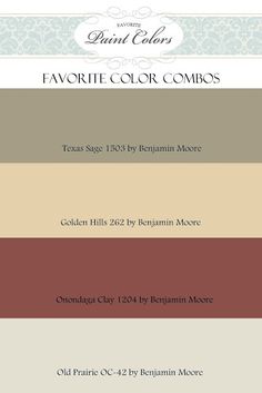 the color palette for paint colors favorite color combos