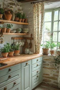 cottagecore kitchen, kitchen inspiration, kitchen decor, kitchen inspo, cottage core kitchen, granny kitchen Granny Kitchen, Cottagecore Kitchen Decor, Dapur Rustic, Cottage Core Kitchen, Cottage Core Home, Cottagecore House, Cottagecore Kitchen, Cottagecore Home, Timeless Kitchen