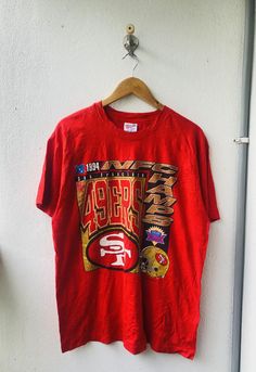 Vintage Original 90s 49ers San Francisco 1994 NFL T-Shirt | Etsy Vintage Tee Shirt, Vintage San Francisco, Nfl T Shirts, T Shirt Photo, Streetwear Tshirt, San Francisco 49ers, Clothing Styles, Used Clothing, Tee Design