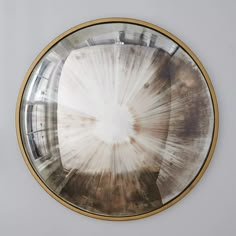 Gold Pehtra Mirror Antique Mirror Round, Antique Round Mirror, Bronze Mirror Texture, Gold Antique Mirror, Dome Mirror, Mirror Above Fireplace, Oversized Round Mirror, Mercury Glass Mirror, Nyc Room