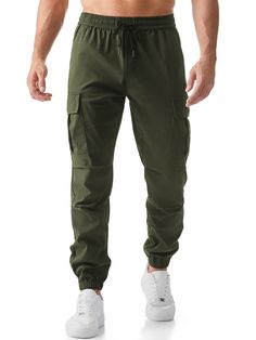 PRICES MAY VARY. Comfortable Fabric: JMIERR mens casual jogger cargo pants made of elastic materials, providing great flexibility and sports comfort in daily life. The fabric is more breathable, softer and skin-friendly. New Design: In order to increase the comfort of sports, this tapered leg joggers cargo pants for men are made of micro-elastic fabrics, the waist can be adjusted with a long drawstring, and the side pockets with a button.In addition to this, the trousers have a stacked look at t Jogger Cargo Pants, Workout Sweatpants, Casual Work Pants, Tapered Sweatpants, Slim And Fit, Combat Trousers, Casual Cargo Pants, Sweatpants With Pockets, Safety Clothing