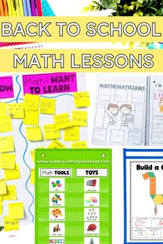 back to school math lessons for kids