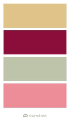 the color scheme for blue, pink, and grey is shown in three different shades