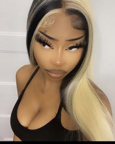 Hair Laid Wigs, Y2k Hairstyles Wig, Wigs On Dark Skin Women, Cute Valentines Hairstyles, Unique Wig Hairstyles, Different Wig Hairstyles, Y2k Hairstyles Black Women, Hair Color Wigs, Pretty Wigs