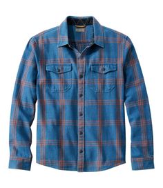 We designed this rugged shirt with a versatile midweight fabric that's comfortable year-round, in cool shades of indigo blue. Slim Fit: Cut slim through the chest, sleeve and waist. Indigo-dyed fabric. 100% cotton. Machine wash and dry. Two pockets with button-front closure. Zig-zag detailing inside collar. Locker loop inside collar for easy hanging on hooks. Imported. Fit: Untucked Slim Fit | Men's Signature Washed Indigo Shirt, Long-Sleeve, Cotton Long Sleeve Shirt For Outdoor Activities In Fall, Long Sleeve Shirt For Fall Outdoor Activities, Casual Long Sleeve Shirt For Outdoor Activities, Casual Outdoor Shirt For Fall, Casual Outdoor Fall Shirt, Casual Fall Outdoor Shirt, Casual Blue Flannel Shirt For Outdoor, Casual Long Sleeve Shirt For Outdoor Work, Light Indigo Cotton Shirt For Fall