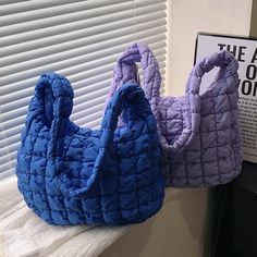 2024 NEW Quilted Padded Crossbody Bag for Women Pleated Bubbles Cloud Shoulder Bags Large Capacity Quilting Bag, Pleated Bag, Puffer Bag, Padded Bag, Bags Crochet, Bag Knitting, Eco Bags, Cloud Bag, Knitting Bag