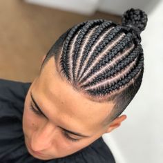 35 Best Cornrow Hairstyles For Men (2020 Braid Styles) Cornrows Men, Cornrow Styles For Men, Cornrow Braids Men, Cornrow Designs, Braids With Fade, Boy Braids Hairstyles, Cornrow Hairstyles For Men