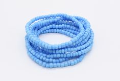 Stretch Seed Bracelets, Perwinkle Stretch Bracelet, Beaded Bracelet, Friendship Bracelet, Bead Bracelet, Stackable Stretch Bracelet, Stack Bracelet, Blue Bracelet Build your own set. They can be bought in a set of 3, set of 5, or set of 8.  These seed beads are 6/0 made in color blue All bracelets are made a size 7, which will fit an average size wrist. In the note section at checkout, put your size if you need bigger or smaller Care Roll on your wrist and roll off. The elastic cord is sturdy bu Blue Bangle Bracelets With Spacer Beads, Blue Bangle Bracelet With Spacer Beads, Blue 108 Beads Bracelet Jewelry, Adjustable Light Blue Bracelets With Round Beads, Adjustable Light Blue Round Bead Bracelets, Blue Wristband With Colorful Round Beads, Blue Wristband With Colorful Beads, Seed Bracelets, Friend Bracelet