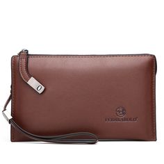 Product information: Material: PU leather Bag shape: horizontal square Opening method: zipper Small bag internal structure: key position, banknote clip, card position, check position Luggage size: small Wallet discount: 20% off The internal structure of the bag: ID bag, mobile phone bag, zipper pocket Function: wear-resistant Processing methods: soft surface Style: men's clutch bag Capacity: below 20L Pattern: plain Hardness: soft Popular elements: car suture Carrying parts: soft handle Lining t Business Wallets With Zipper Closure, Rectangular Business Wallets With Zipper Closure, Business Wallets With Zipper Closure In Rectangular Shape, Business Wallets With Zipper Closure, Rectangular Shape, Rectangular Business Coin Purse With Card Slots, Brown Rectangular Coin Purse With Zipper Closure, Rectangular Coin Purse With Card Slots For Business, Brown Rectangular Wallet With Zipper Closure, Brown Rectangular Coin Purse With Zipper Pocket