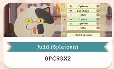 a cartoon character with yellow eyes and an expression on his face that says,'judd splaton '