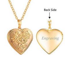 Heart locket with message compartment | 26 Beautiful Heart Pendant Necklaces You'll Love ⋆ Metropolitan Girls Cute Heart Necklaces, Gold Heart Locket Necklace, Gold Heart Locket, Heart Necklaces, Heart Locket Necklace, Heart Shaped Jewelry, Cute Heart, Beautiful Heart