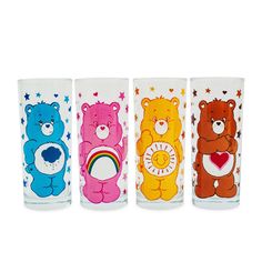 Enjoy your favorite beverage in style with this fun Crae BEars glass set! Fun and functional, this mug is great for using around the house, at the office, parties, and more! Officially licensed. Produced by Silver Buffalo, a trendsetting housewares and home decor company based in the heart of New York City. A Toynk exclusive! Care Bear Decor, Kawaii Apartment, Grumpy Bear, Goth Kawaii, Tumbler Glass, Bear Decor, Party Table Decorations, Office Parties, Care Bear