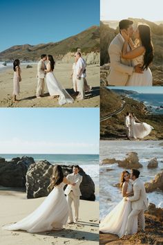 Photos from a romantic elopement in Northern California. Get inspired by these beach elopement pictures and coastal elopement ideas! Book Julia as your Northern California elopement photographer at juliaminaphotography.com!