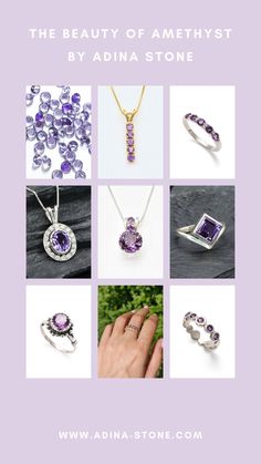 We have a collection of beautiful Amethyst jewelry pieces, perfect for purple lovers 💜 Amethyst Jewelry, February Birthstone, February Birth Stone, Amethyst Stone, Your Special, Natural Emerald