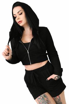 Crop Zip Up Hoodie, Cropped Zip Up Hoodie, Goth Y2k, Cropped Zip Up, Throw Over, Crop Hoodie, Jeans Size Chart, Shoe Size Chart, Signature Collection