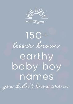 Wanna know the most outdoorsy & earthy boy names we are seriously crushing on for 2024? These totally earthy baby names are the cool baby names for boys that you don't hear every day - whether you love cute baby names, unique baby names, or majorly uncommon baby names, this full list of nature inspired baby names with meanings will give you tons of name inspiration for that sweet little one of yours!