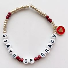 Swiftie Bracelet, Cute Friendship Bracelets, Folklore Evermore, Friendship Bracelets With Beads, State Of Grace