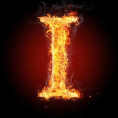 J Letter Images, Fire Background, T Wallpaper