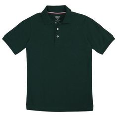 French Toast is promoting self expression with our Short Sleeve Pique Polo. This polo is created from a comfortable cotton blend pique fabric with a flat knit collar and our signature 3 button placket with pearlized buttons. Pair this polo with your favorite pair of French Toast bottoms or layer it for your own unique look. Size: M (8).  Color: Green.  Gender: male.  Age Group: kids. French Toast Uniforms, Boys School Uniform Shorts, French Toast School Uniforms, Boys Uniforms, Green Polo Shirts, Boys School Uniform, Uniform Shirts, Pique Polo Shirt, Pull On Pants