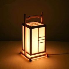 Table Lamp Riki - Lamps Lamp Diy Paper, Diy Paper Lanterns, Japanese Lighting, Paper Lamps, Japanese Lamp, Asian Lamps, Japanese Lamps, Wooden Lantern, Japanese Table