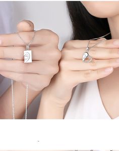 Color: D074 female model (single pendant), D074 male model (single pendant), D074 female model with 0.8mm+45cm box chain, D074 male model with 1mm+45cm box chain, D074 male model with 1mm+50cm box chain Product Category: Necklaces Packaging: Individually packed Applicable gift-giving occasions: weddings, birthdays, travel commemorations, festivals, housewarming, trade fairs, advertising promotions, employee benefits, anniversary celebrations, business gifts, opening ceremonies, awards commemorations, public relations planning Style: couple style Shape: heart shape Popular elements: metal, national trend Main sales areas: Europe, South America, Southeast Asia, North America Couples' Silver Stainless Steel Necklaces, Silver Stainless Steel Couples Necklace, Style Couple, Necklace Packaging, Couple Necklace, Couple Style, Employee Benefits, Couple Necklaces, Fashion Couple