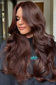 Book your Spring hair refresh in today! Cherry Chocolate Hair Color Brunettes, Cherry Chocolate Balayage Hair, Chocolate Cherry Balayage, Cherry Chocolate Brunette Hair, Chocolate Red Brown Hair, Red Chocolate Hair Color, Chocolate Red Hair Color, Cherry Brunette Hair, Cherry Chocolate Hair