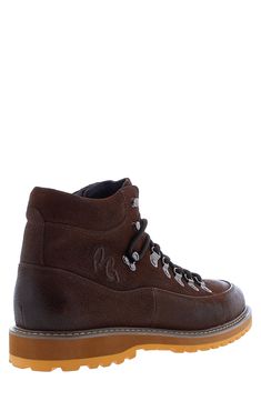 An embossed logo detail punctuates the pebbled-leather upper of a trail-inspired boot set atop a thick and durable outsole. Lace-up style Leather upper and lining/rubber sole Imported Brown Fits, Robert Graham, Nordstrom Store, Anniversary Sale, Embossed Logo, Up Styles, Lace Up Boots, Pebbled Leather, Boots Men