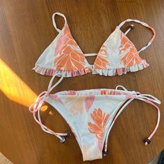 Never Worn Floral Print Bikini Boutique Shop From La Paz, Mexico Tropical Swimwear For Beach Season Brunch, Tropical Swimwear For Brunch During Beach Season, Taurus Things, Xoxo Gossip, Summer Bathing Suits, Cute Bathing Suits, Swim Suits, Boutique Shop, Swim Suit