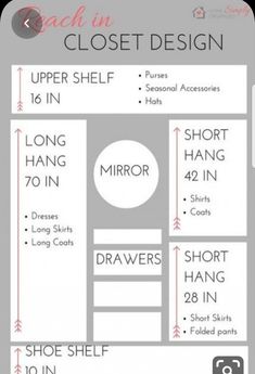 the instructions for how to make a closet in your own house with pictures on it