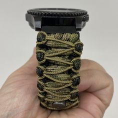 "FREE USPS PRIORITY MAIL SHIPPING FOR DOMESTIC US ORDERS (Includes U.S. Military APO/FPO Address Overseas) Thank you for visiting our shop \"Cording 2U\". A veteran owned business. Handcrafted Paracord wearables customized \"According To You\". Handcrafted with 100% Nylon Paracord \"MADE IN USA\" Our Products include: 🔹Custom handcrafted watch bands according to your wrist size, style, and color of choice. If you don't see it in our page yet, please contact us and we can discuss your options. ? Durable Adjustable Watch Bands For Outdoor, Durable Adjustable Outdoor Watch Bands, Durable Black Tactical Watch Accessories, Adjustable Paracord Watch Bands For Outdoor, Galaxy Watch Bands, Adjustable Durable Green Watch Bands, Galaxy Watch 4 Classic Bands, Black Paracord Bracelet Strap Watch Band, Gear S3 Frontier