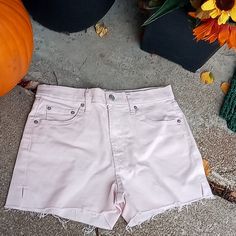 Light Pink Color Cute Little Slits On The Side Distressed Cut Off Look Size 3 27 In Theyre New Without Tags Gap Denim Gap Shorts, Light Pink Color, Gap Denim, On The Side, Cut Off, Pink Color, Light Pink, Gap, Womens Shorts