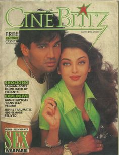 a magazine cover with a man and woman on the cover, one is wearing a green shirt