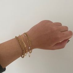 A double link chain bracelet. It's a dainty statement piece perfect for layering or wearing it alone! Width: 4.3mm Length: 7 inches 14K gold filled Paperclip Bracelet, Double Chain Bracelet, Link Chain Bracelet, Double Chain, Yes Please, Paper Clip, Link Chain, Chain Bracelet, Statement Pieces