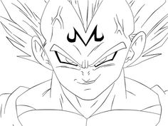 gohan from dragon ball coloring pages for kids to print out and color on the page