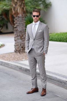 #ad Premium Quality Light Gray Men Suits Formal Occasion Business Men Suit Prom 2pcs Jacket +Pants, Fashion Mens Suits Blazers Men Suits Prom, Wedding Suits Men Blue, Wedding Suits Men Grey, Light Gray Wedding, Grey Suit Wedding, Stil Masculin, Costume Gris, Grey Suit Men, A Man In A Suit