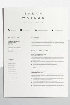 Creative Resume Design | Professional CV Template