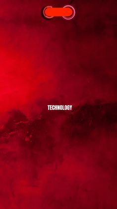 a red background with the words technology on it