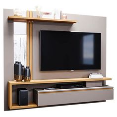 ديكورات دهانات منزليه اسعار مناسبه Tv Wall Design Luxury Tvs, Painel Home, Tv Unit Furniture Design, Tv Unit Decor, Tv Unit Furniture, Modern Living Room Wall, Modern Tv Units