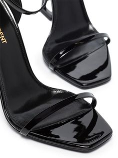 Shop black Saint Laurent Opyum 110mm sandals with Express Delivery - Farfetch