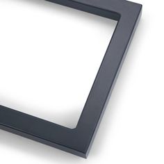 an empty black square frame on a white background